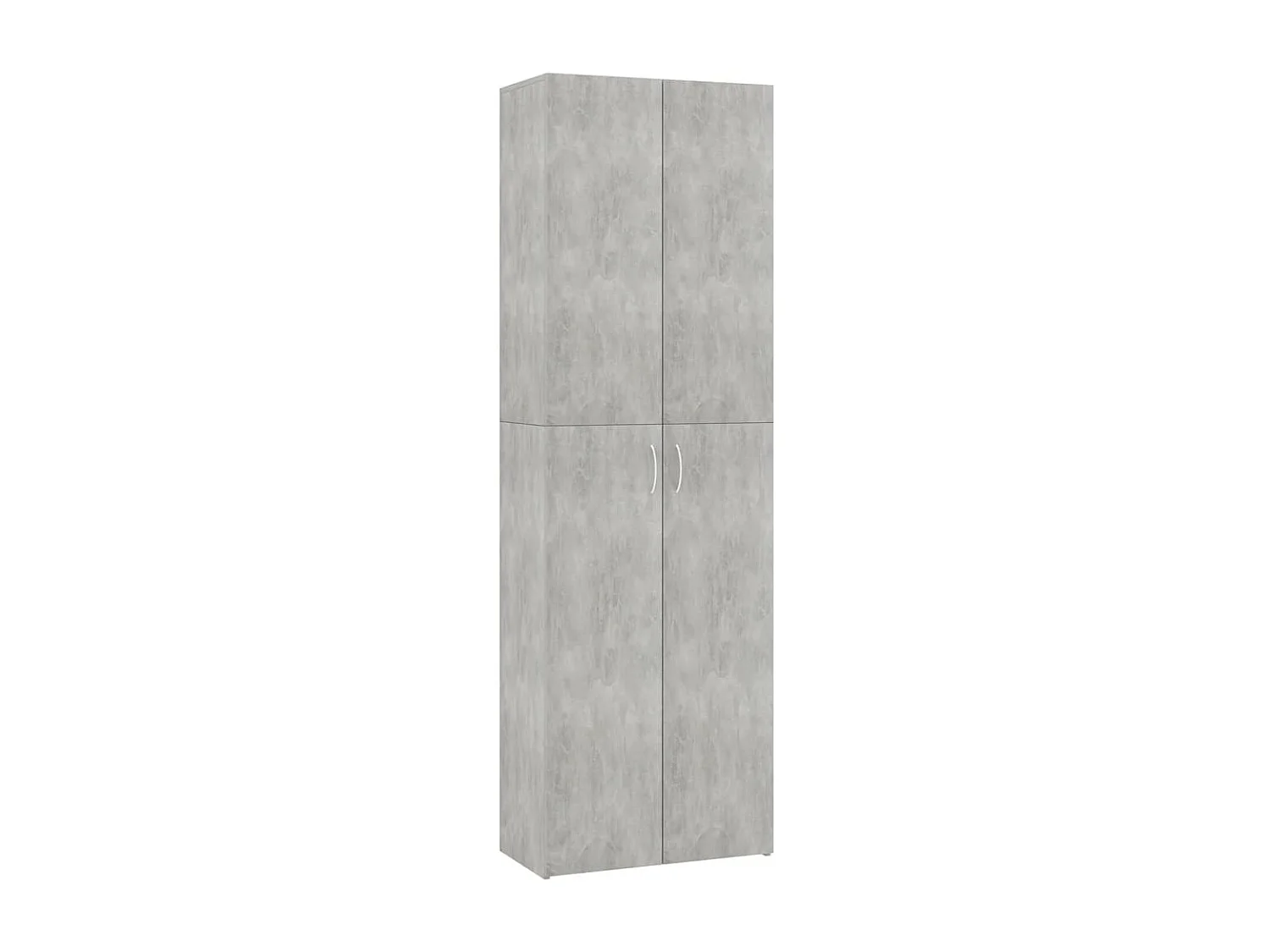 Armadio da ufficio Grigio cemento 60x32x190 cm MDF