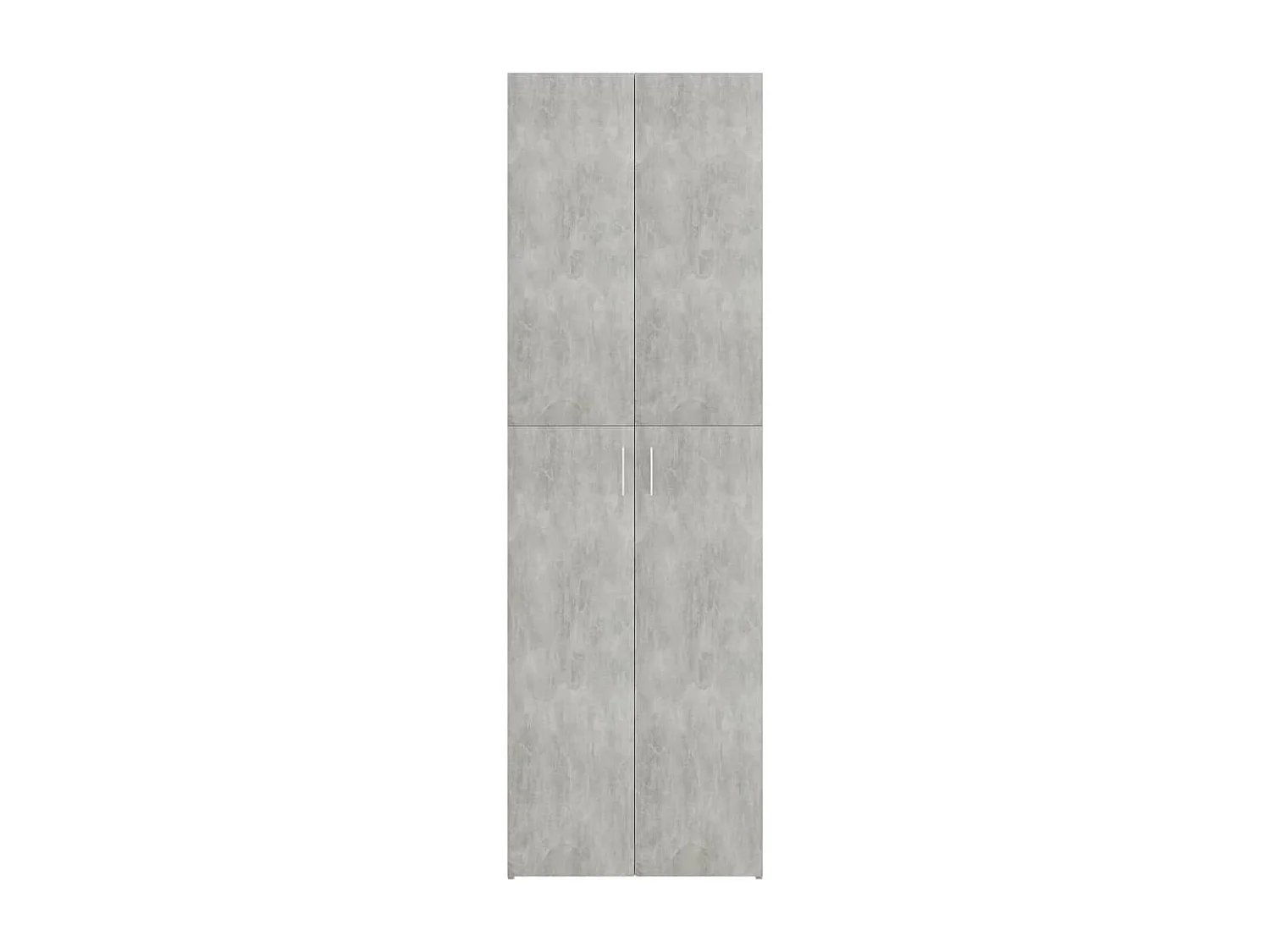 Armadio da ufficio Grigio cemento 60x32x190 cm MDF