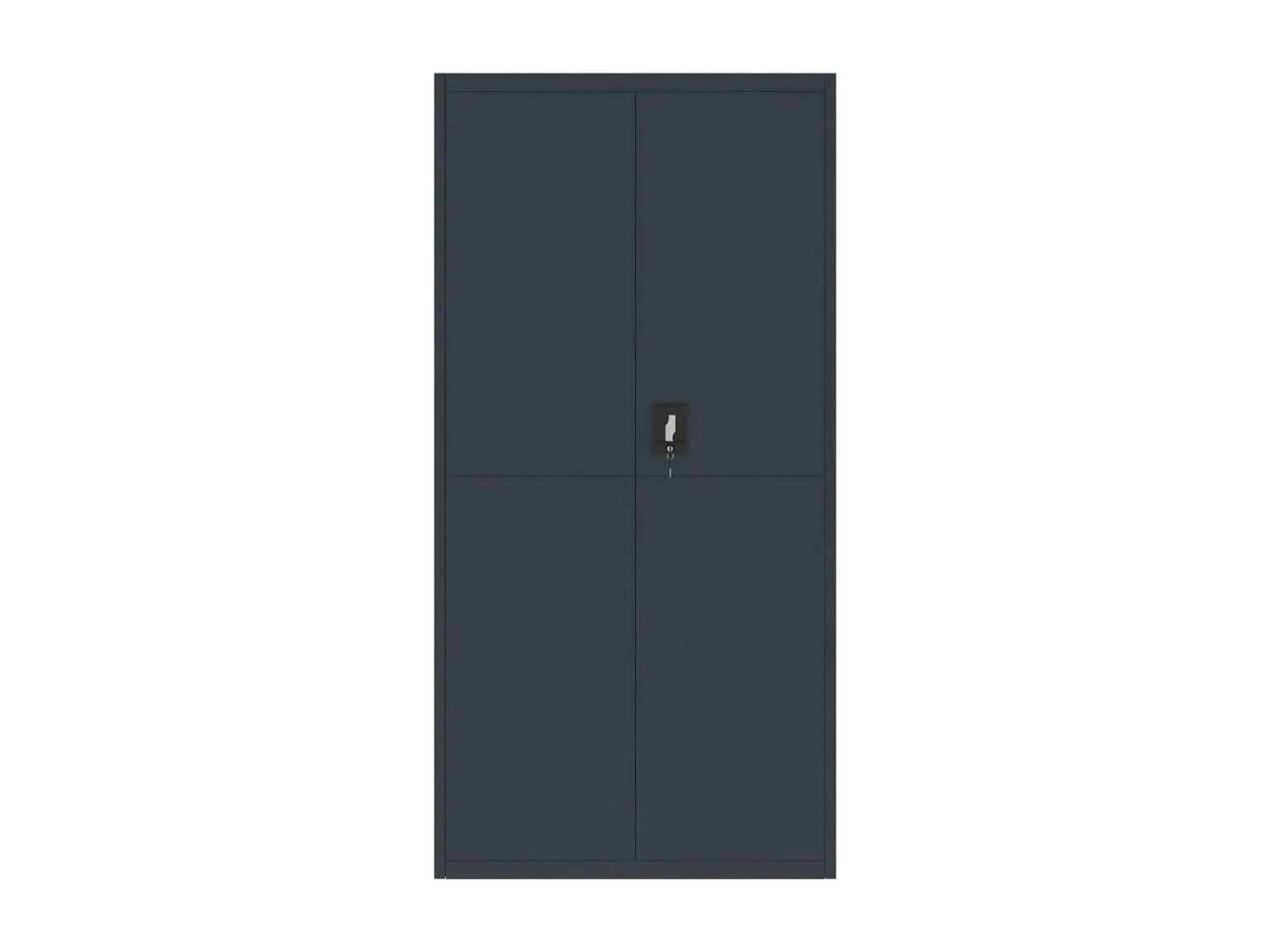 Classeur anthracite 90x40x180 cm Acier