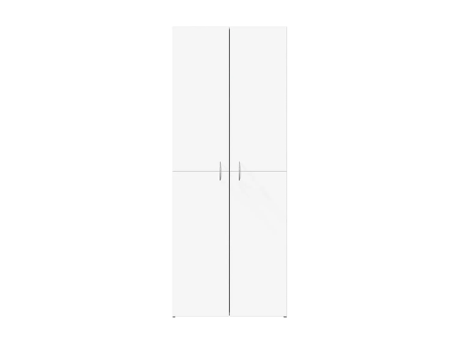 Armoire de classement blanc 60x32x153 cm bois d'ingénierie
