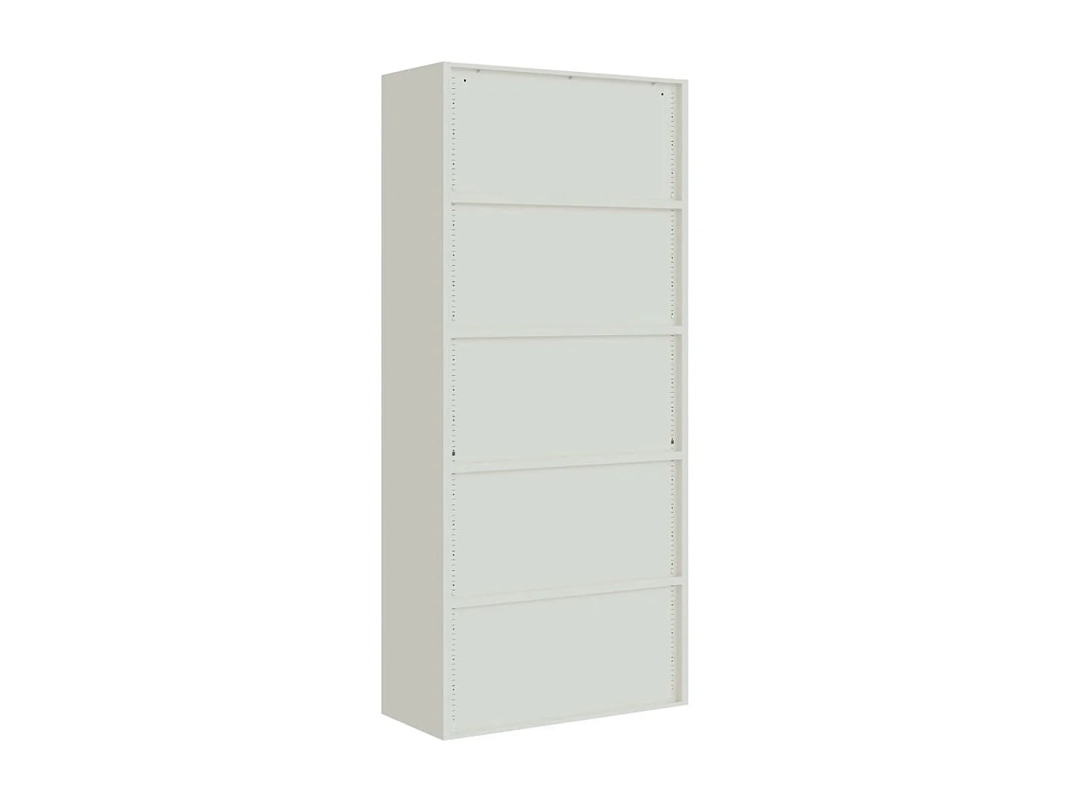 Lichtgrijs en blauwe archiefkast 90x40x200 cm staal