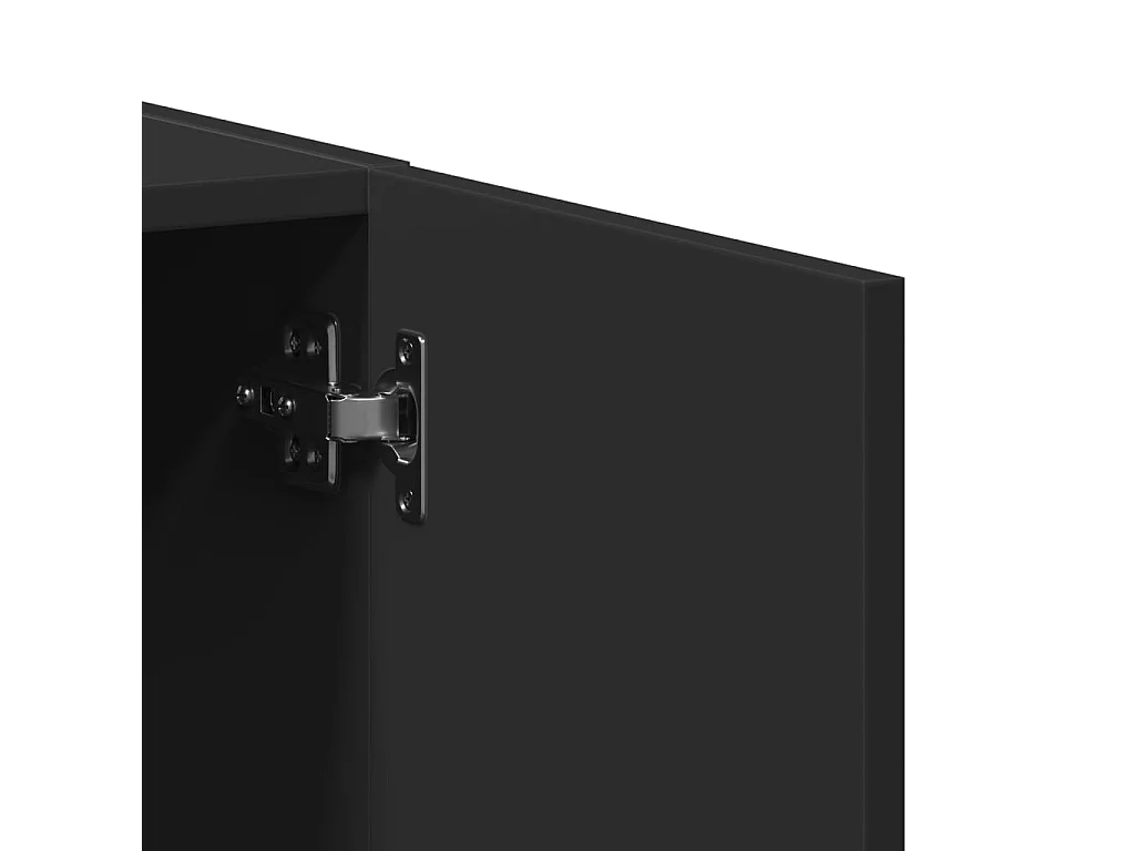 Classificatore nero 60x32x77,5 cm in derivati del legno