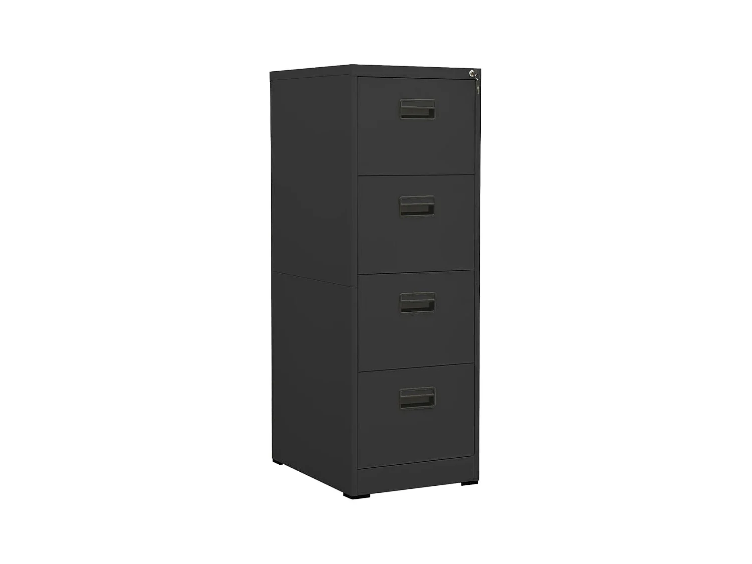 Archivador Antracita 46x62x133 cm Acero