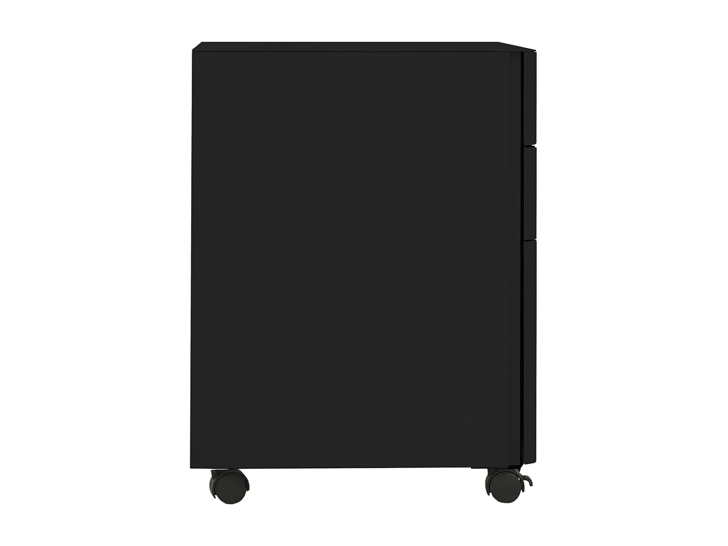 Archivador móvil Negro 30x45x59 cm Acero