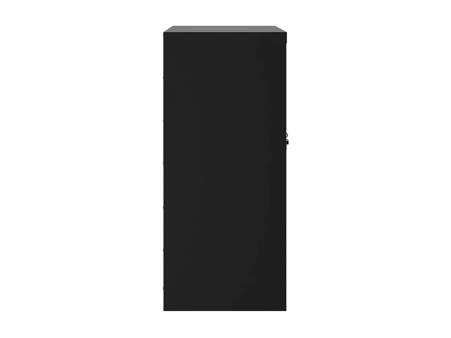 Archivador negro 79x40x90 cm acero