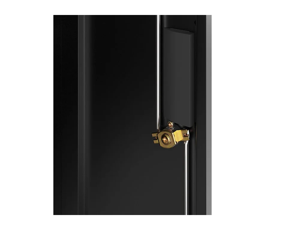 Classeur noir 79x40x90 cm acier