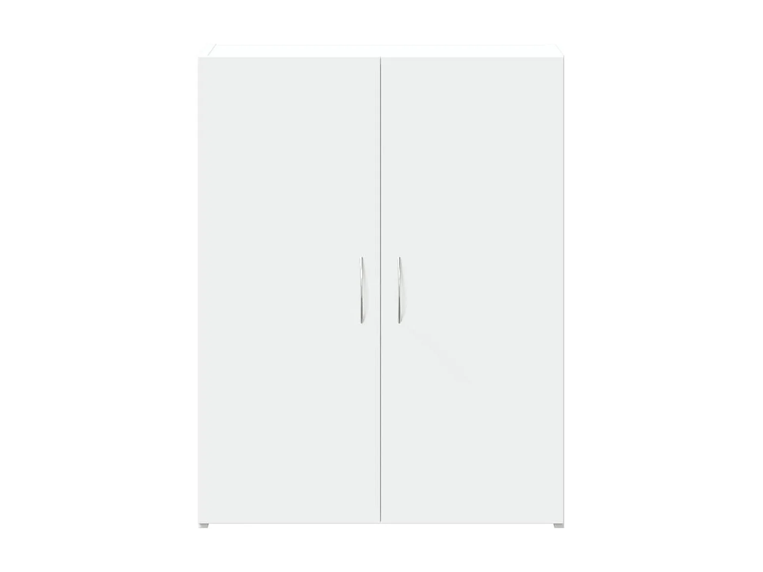 Armoire de classement blanc 60x32x77,5 cm bois d'ingénierie