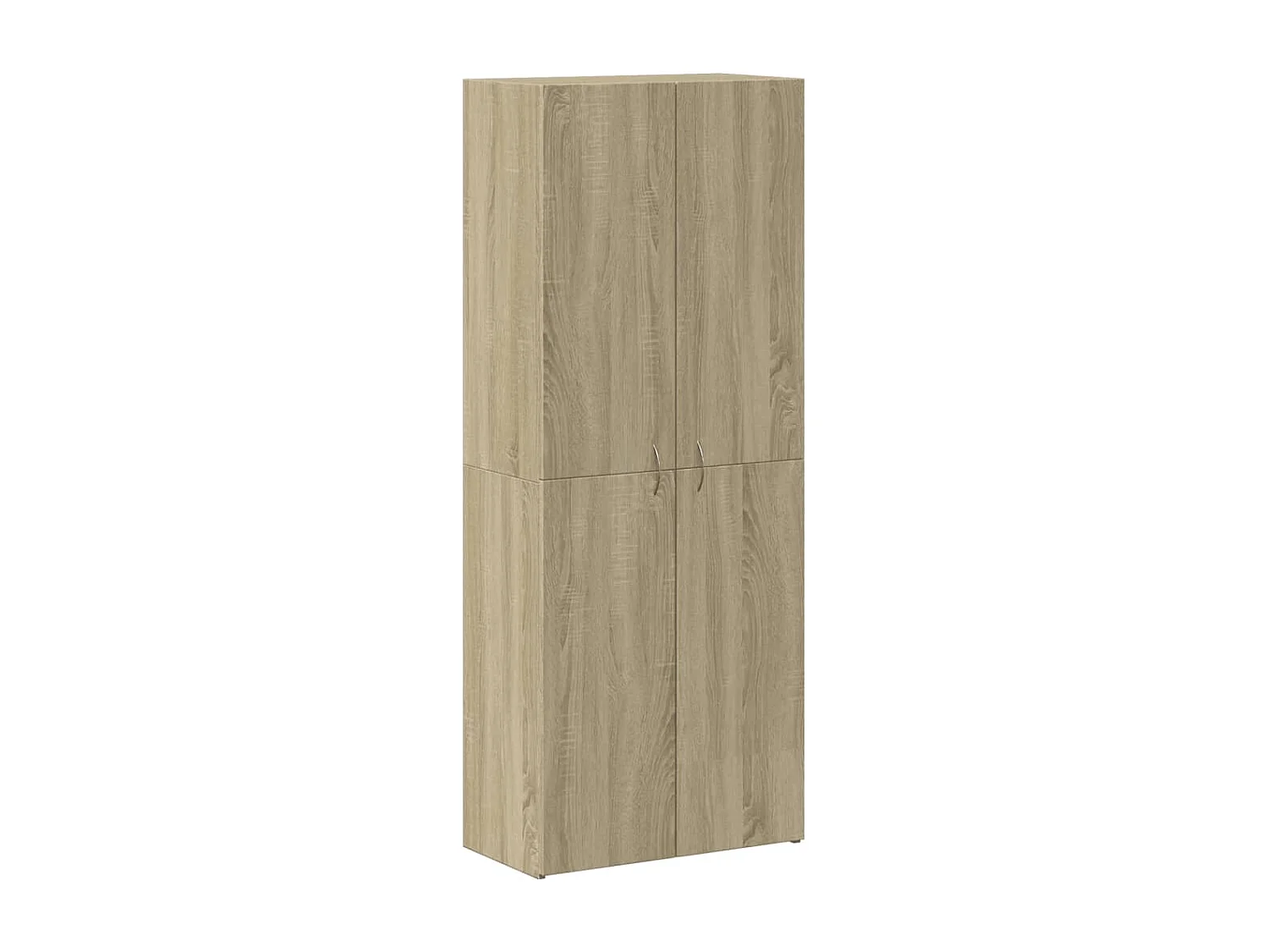 Archivador roble Sonoma 60x32x153 cm madera contrachapada