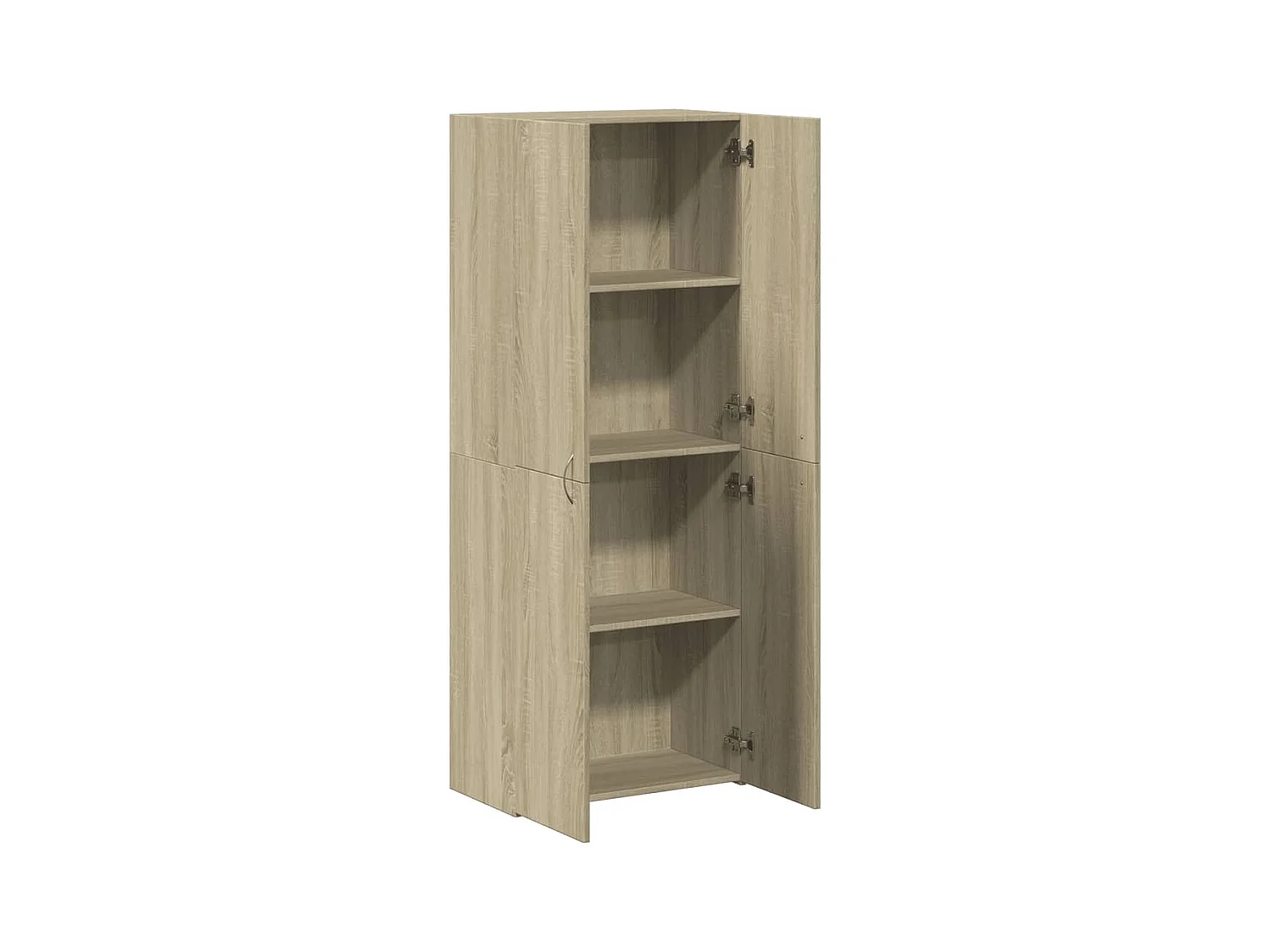 Armoire de classement chêne sonoma 60x32x153 cm bois ingénierie