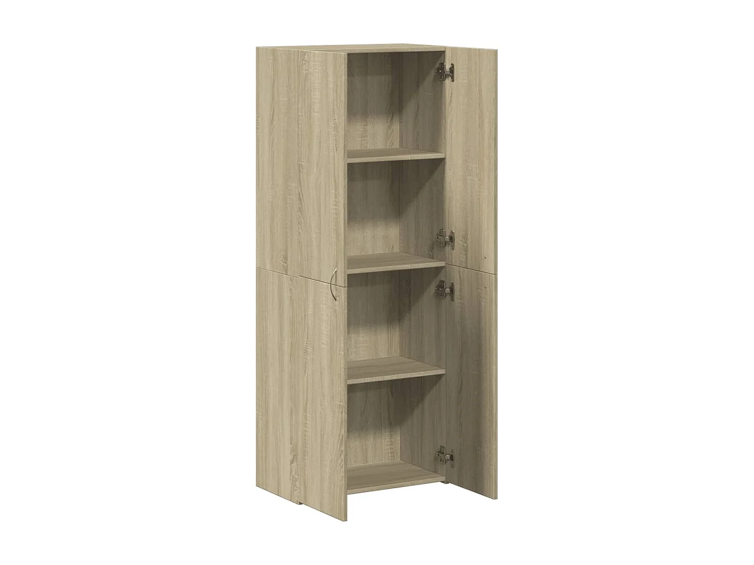 Armoire de classement chêne sonoma 60x32x153 cm bois ingénierie