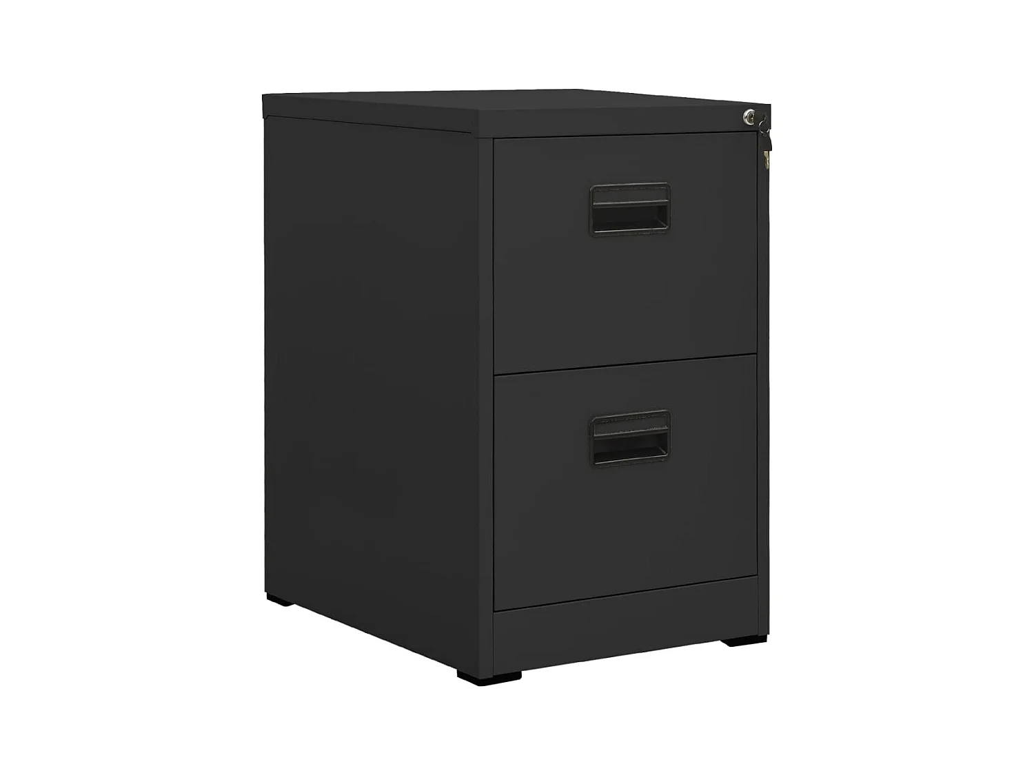Anthrazit Aktenschrank 46x62x72,5 cm Stahl