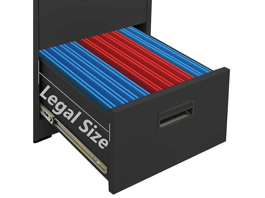 Classeur Anthracite 46x62x72,5 cm Acier