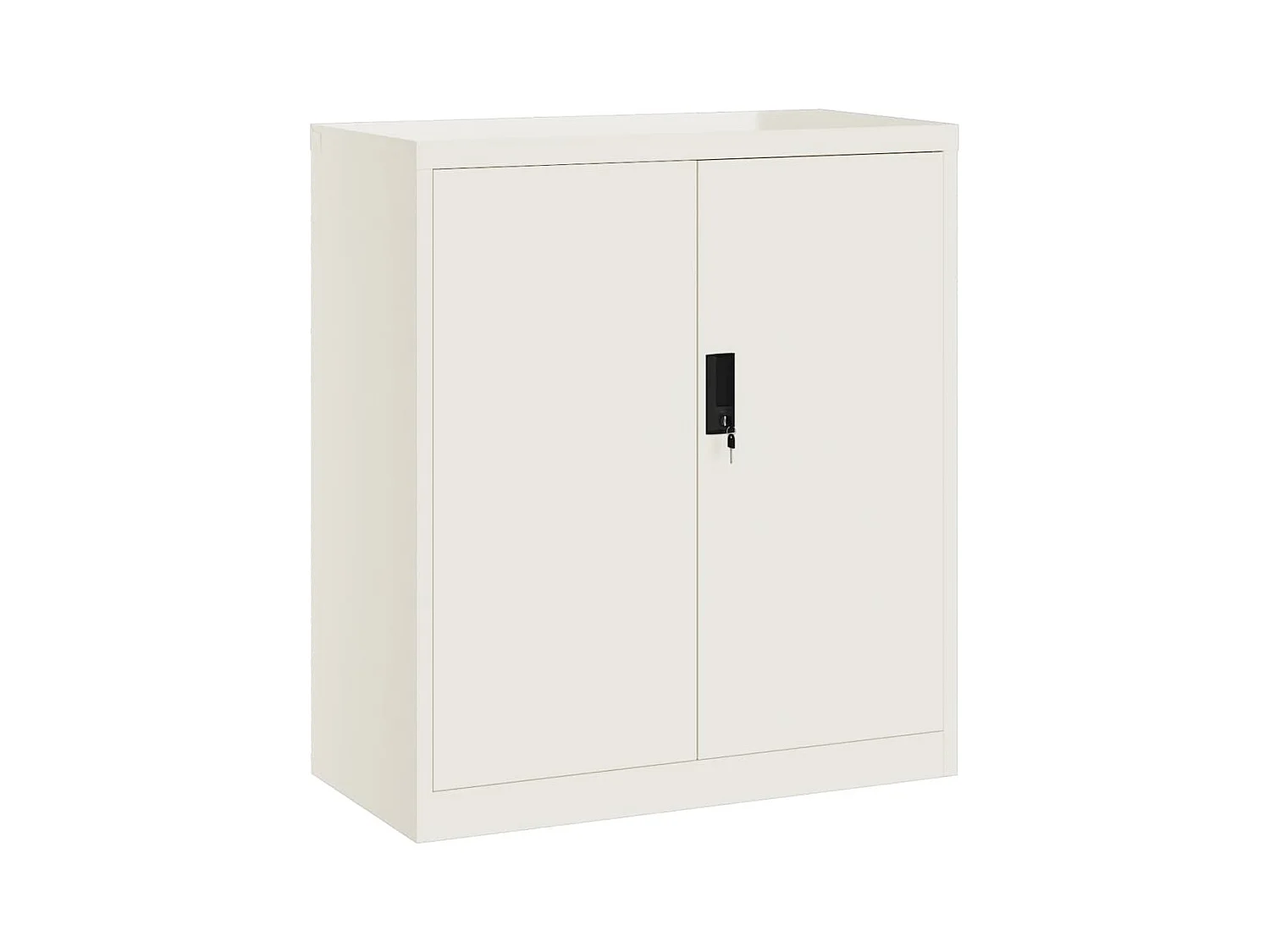 Classeur blanc 79x40x90 cm acier