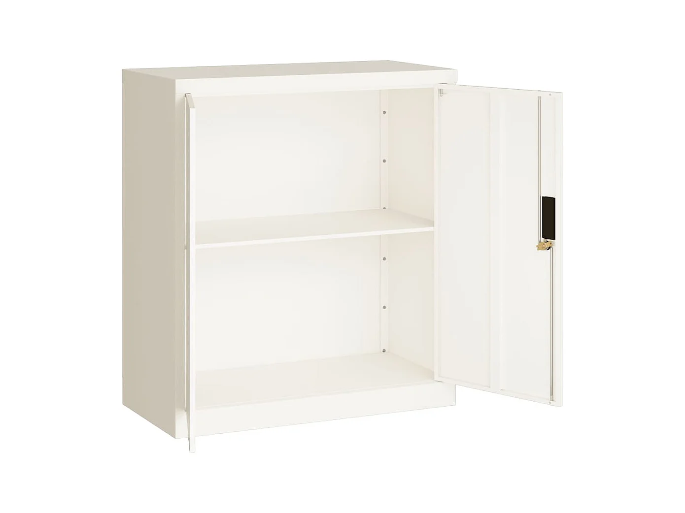 Classeur blanc 79x40x90 cm acier