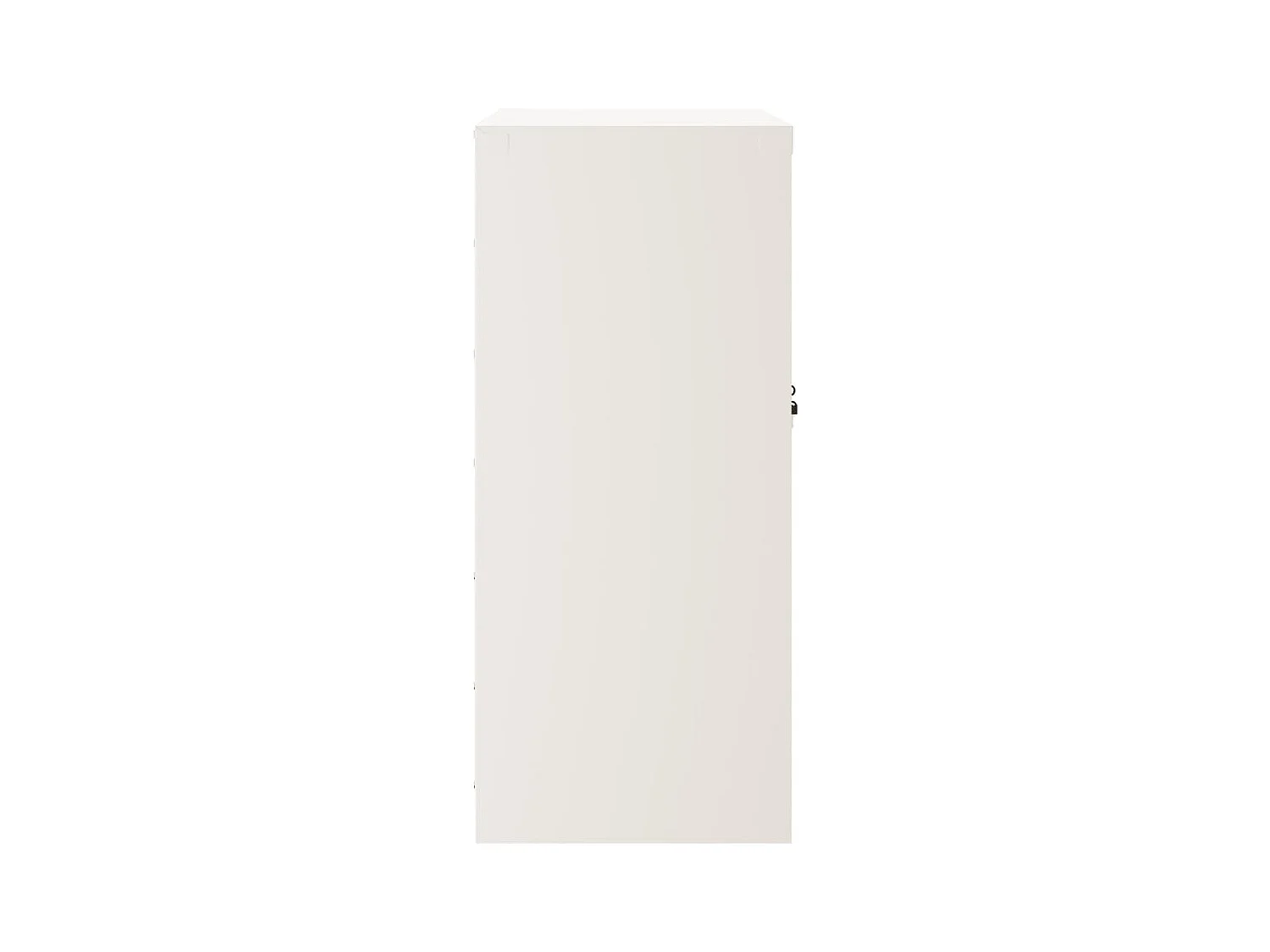 Classeur blanc 79x40x90 cm acier