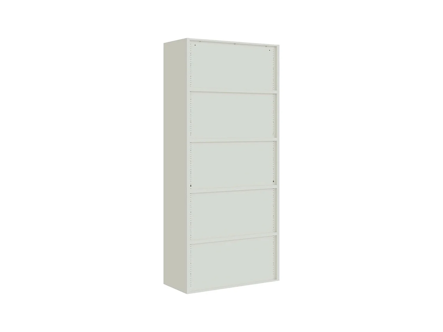 Schedario grigio chiaro 90x40x200 cm in acciaio