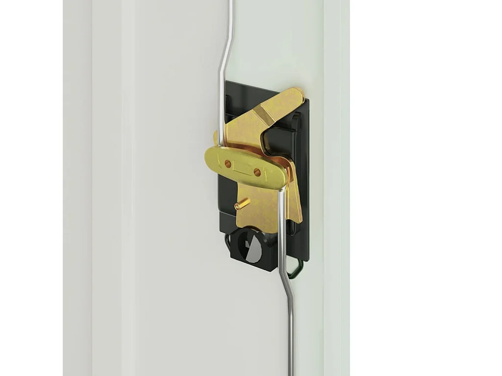 Armário de escritório com 2 portas cinza 90 cm aço