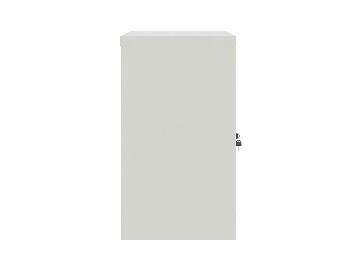 Classeur gris clair et bleu 90x40x70 cm acier