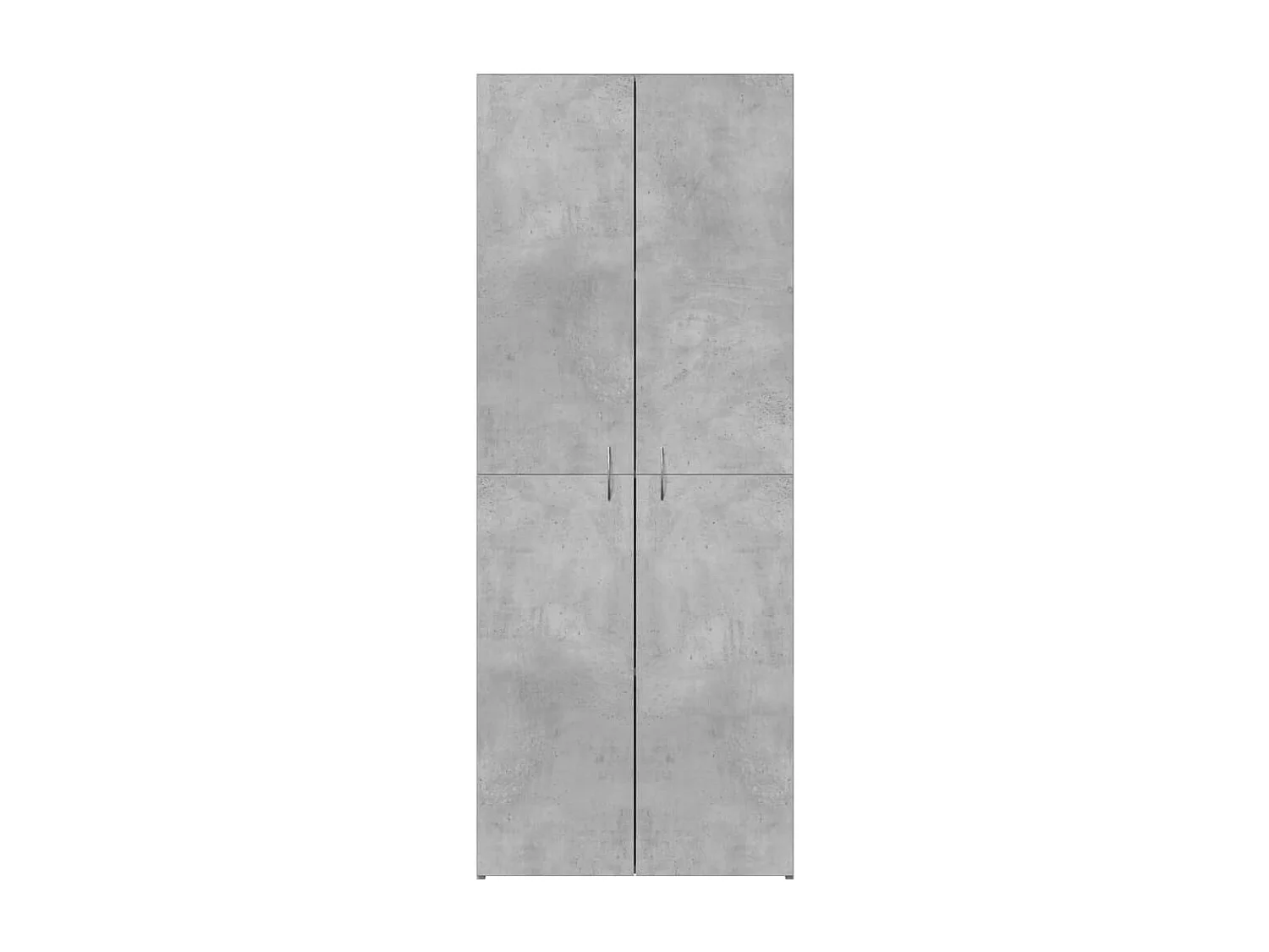 Armoire de classement gris béton 60x32x153 cm bois d'ingénierie