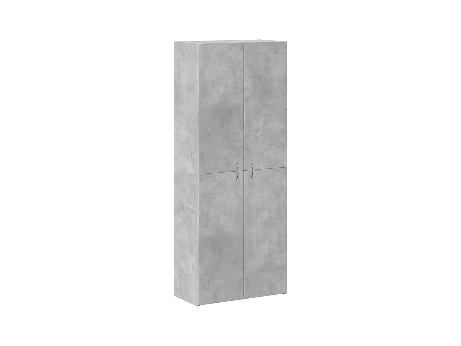 Armoire de classement gris béton 60x32x153 cm bois d'ingénierie