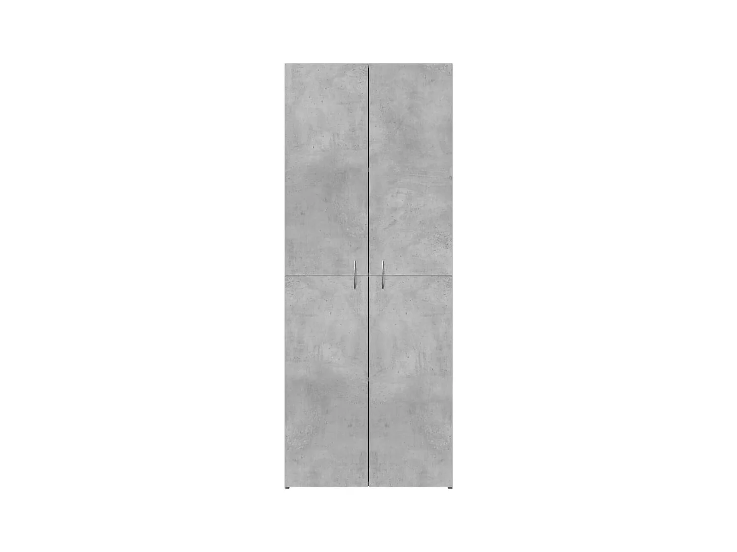 Armoire de classement gris béton 60x32x153 cm bois d'ingénierie