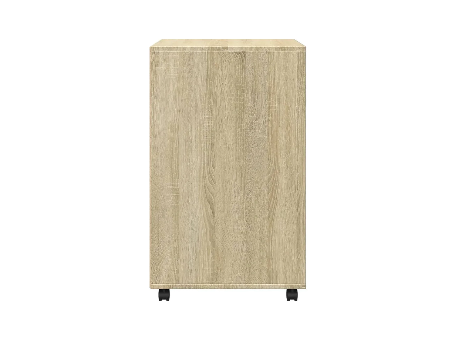 Rollschrank aus Sonoma-Eiche, 60 x 48 x 81 cm, Holzwerkstoff