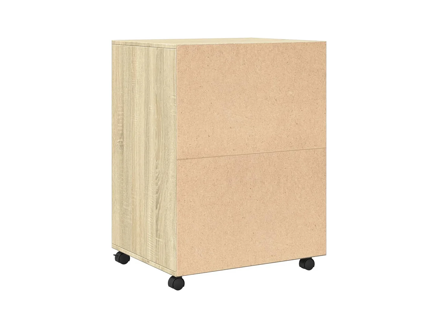 Rollschrank aus Sonoma-Eiche, 60 x 48 x 81 cm, Holzwerkstoff