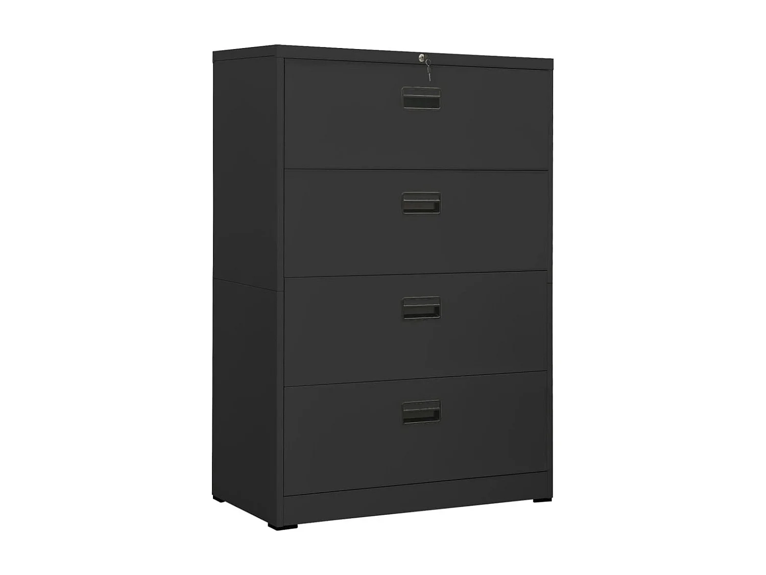 Classeur Anthracite 90x46x134 cm Acier