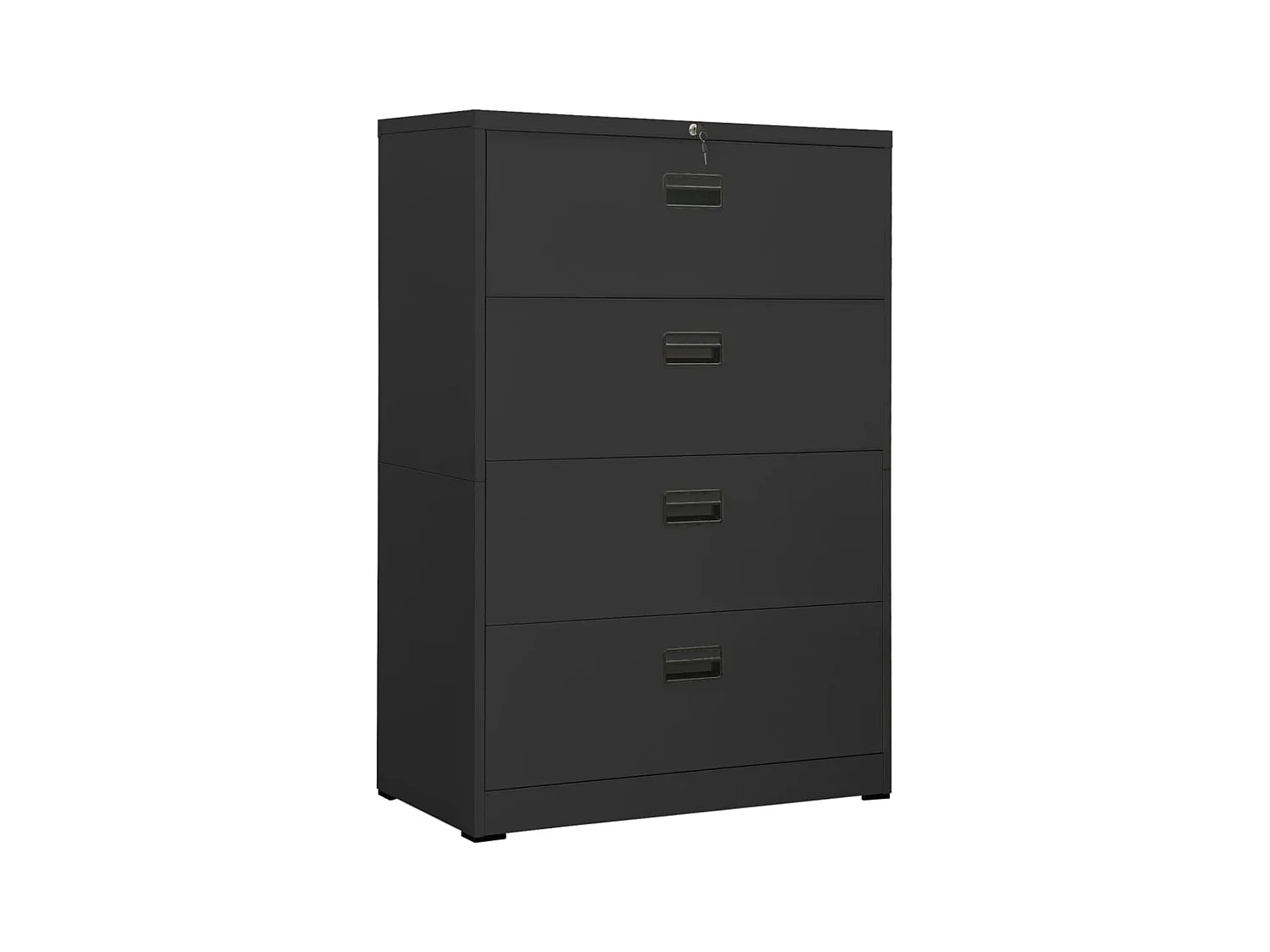 Classeur Anthracite 90x46x134 cm Acier