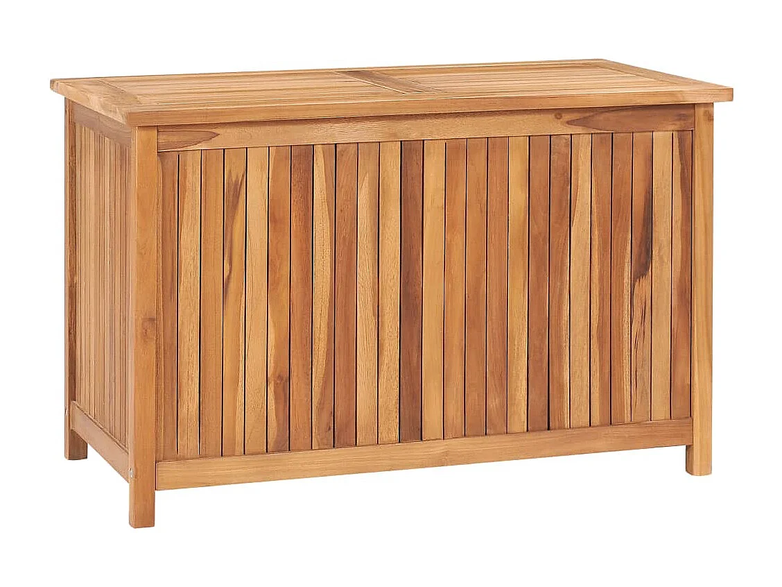 Garten-Aufbewahrungsbox 90x50x58 cm Massives Teakholz