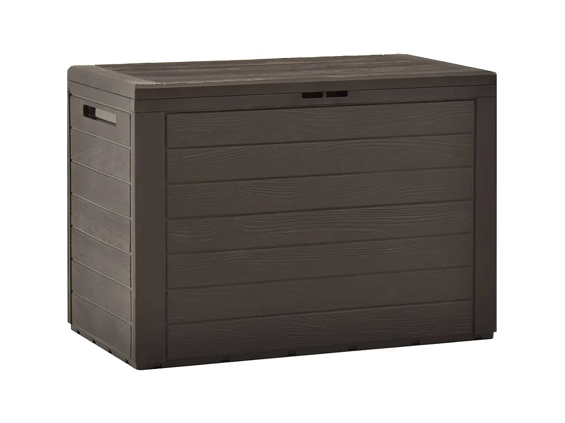 Boîte de rangement de jardin Marron 78x44x55 cm