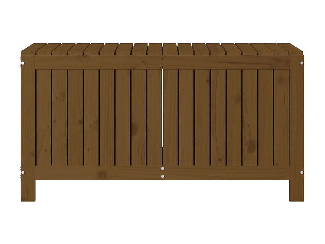 Boîte de rangement de jardin Marron miel 115x49x60 cm Bois pin