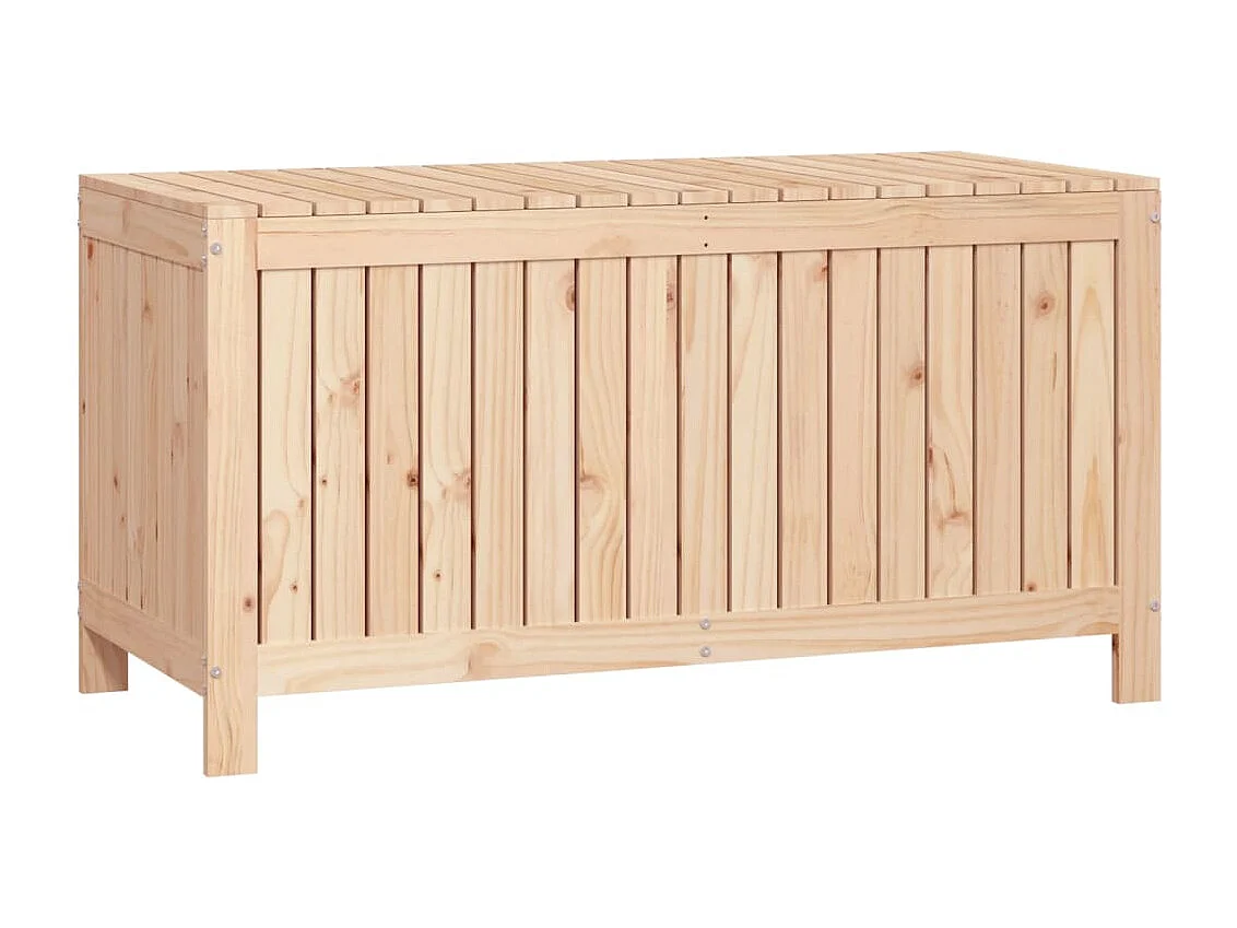 Boîte de rangement de jardin 121x55x64 cm Bois massif de pin