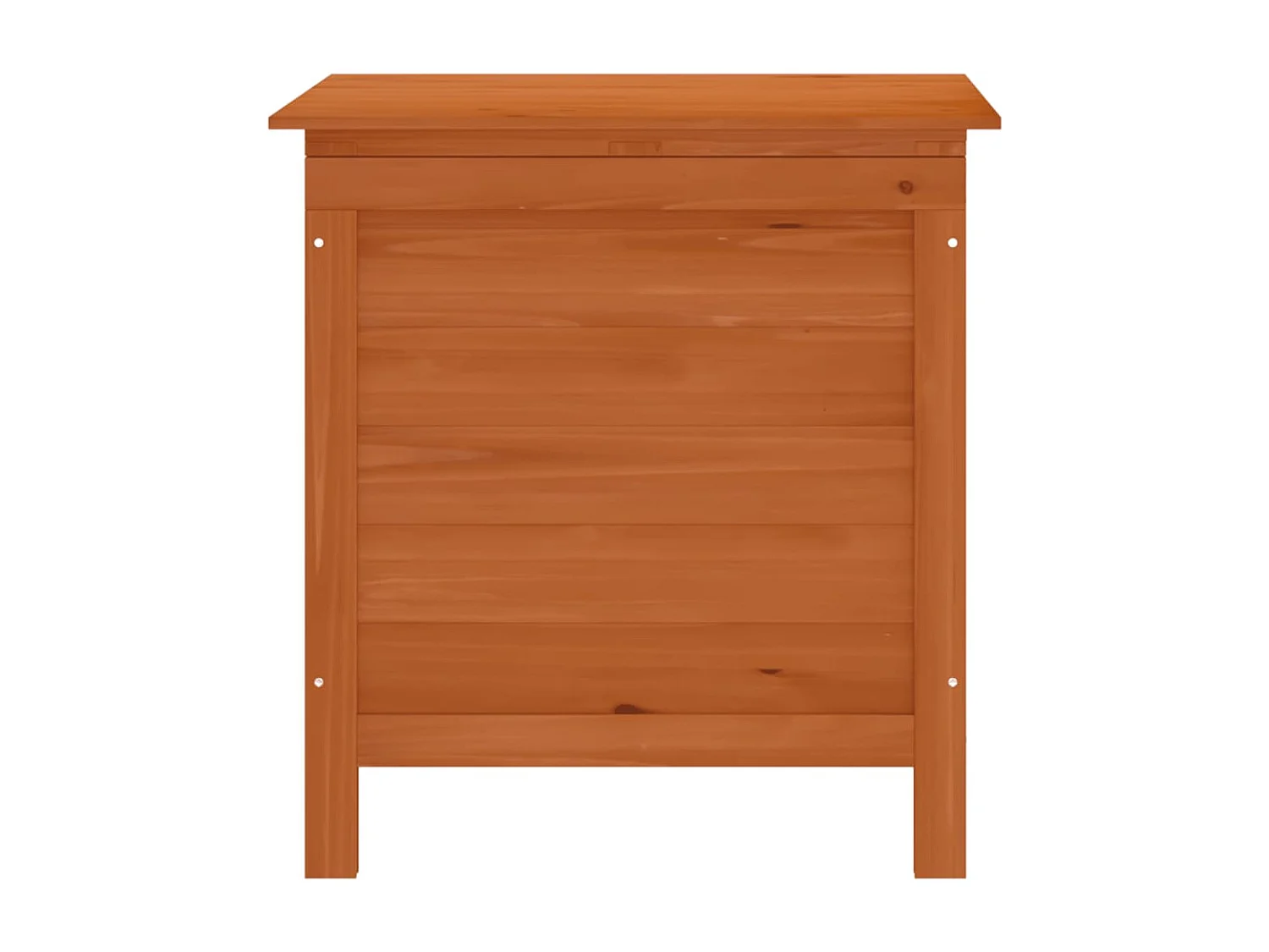 Boîte de rangement jardin marron 50x49x56,5cm bois massif sapin