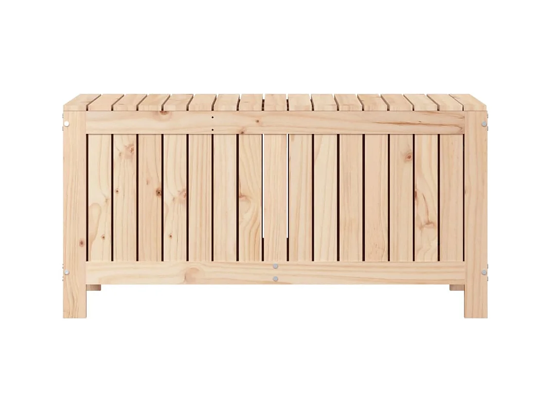 Boîte de rangement de jardin 108x42,5x54 cm Bois massif de pin