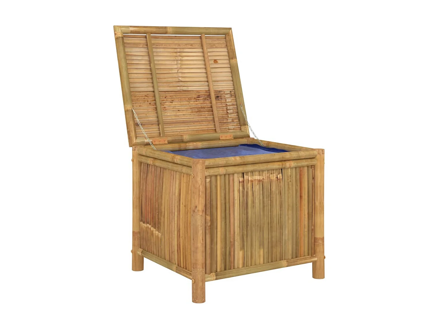 Caja de almacenaje para jardín 60x52x55 cm Bambú