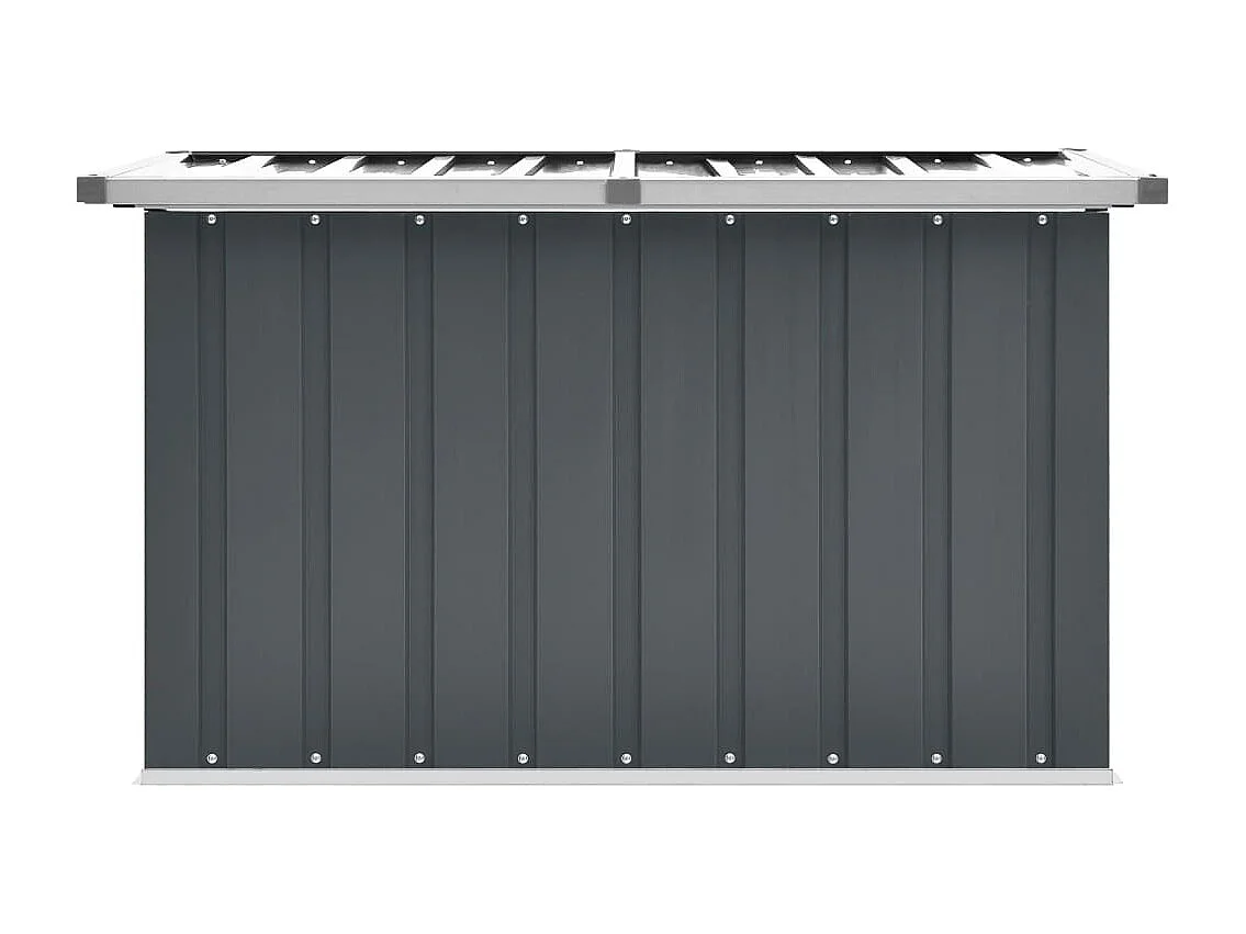 Baule da giardino Grigio 109x67x65 cm