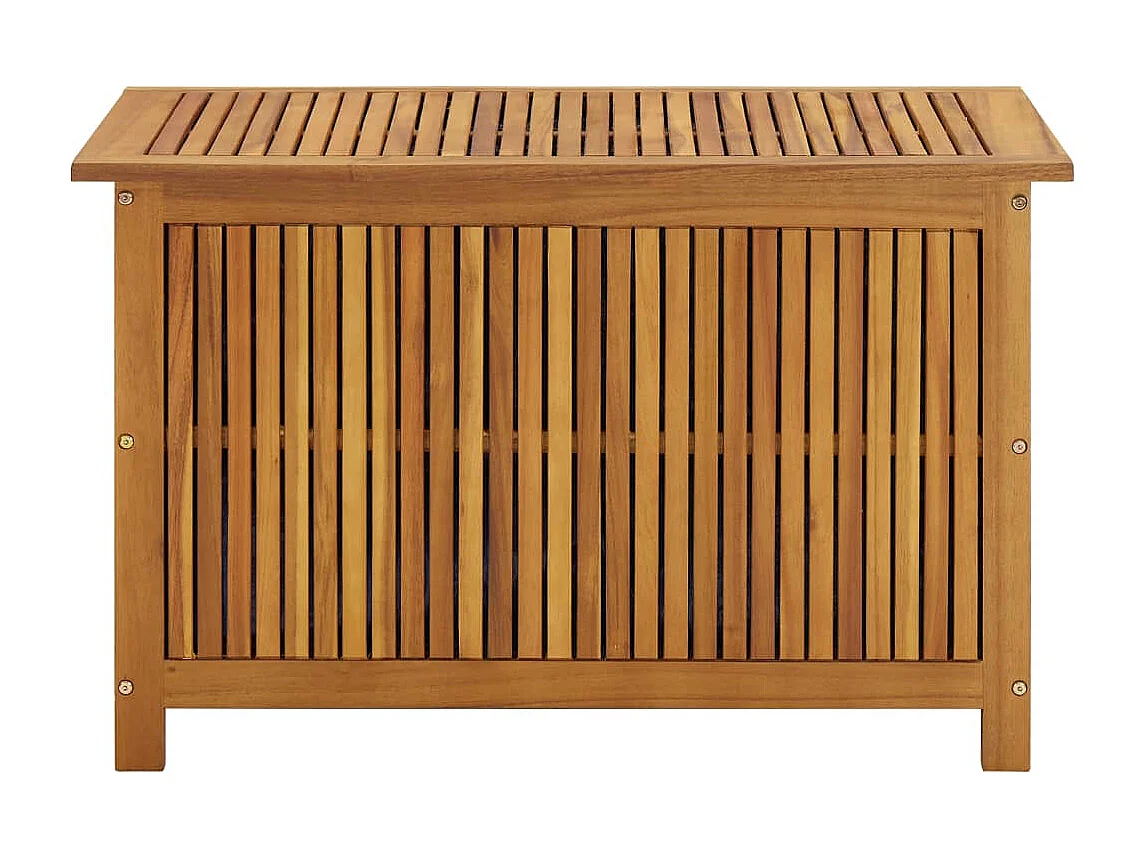 Boîte de rangement de jardin 90x50x58 cm bois d'acacia massif