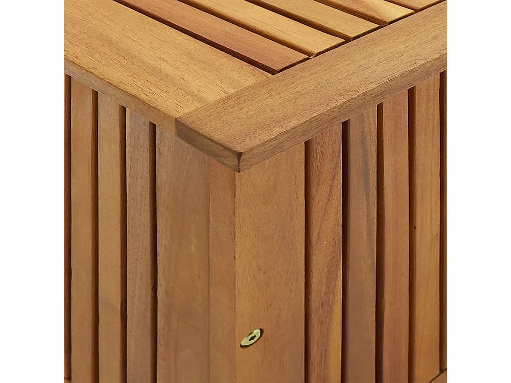 Boîte de rangement de jardin 90x50x58 cm bois d'acacia massif