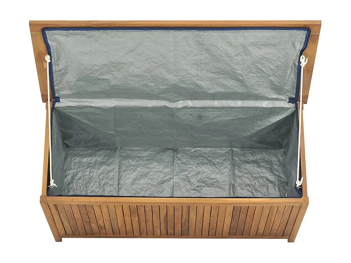 Box da giardino 114x50x58 cm Legno massello di teak