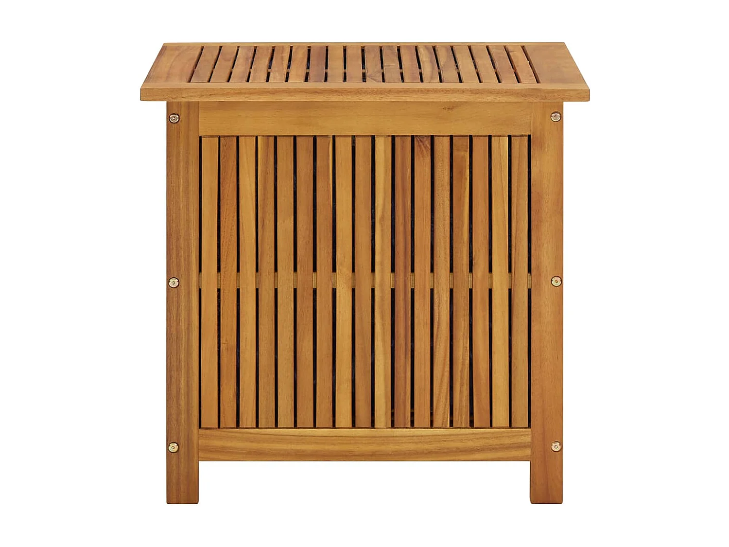 Boîte de rangement de jardin 60x50x58 cm Bois d'acacia solide