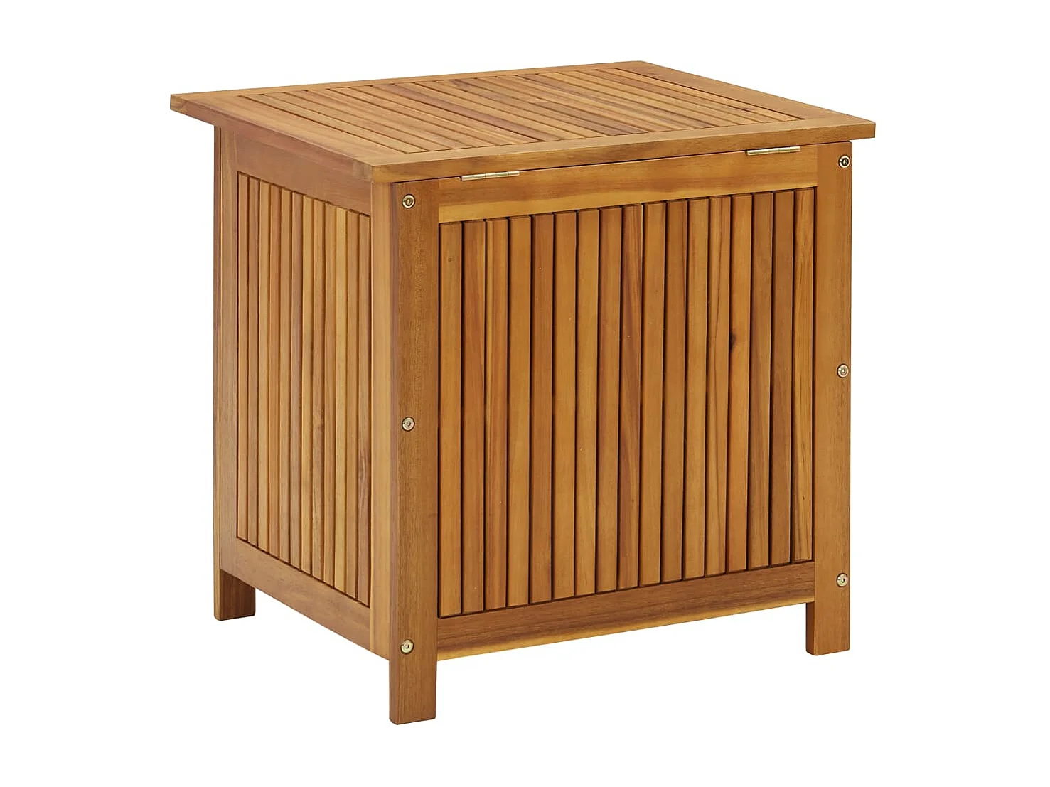 Boîte de rangement de jardin 60x50x58 cm Bois d'acacia solide