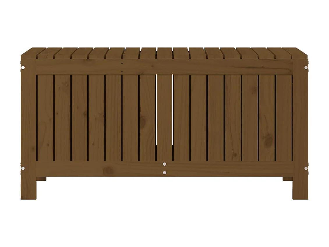 Boîte de rangement de jardin Marron miel 108x42,5x54cm Bois pin