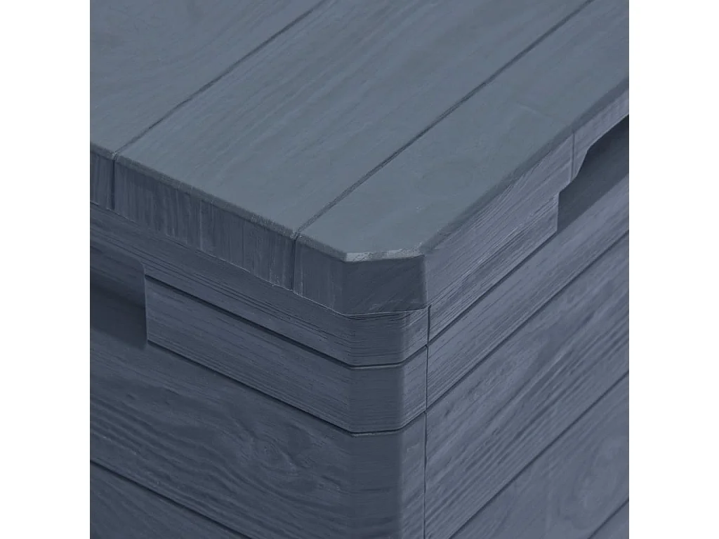 Boîte de rangement de jardin 90 L Anthracite