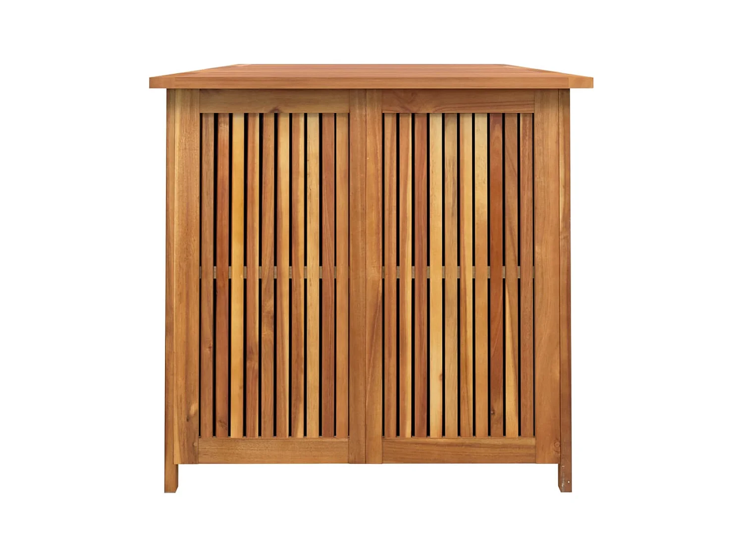 Baule da giardino 200x80x75 cm in legno massello di acacia