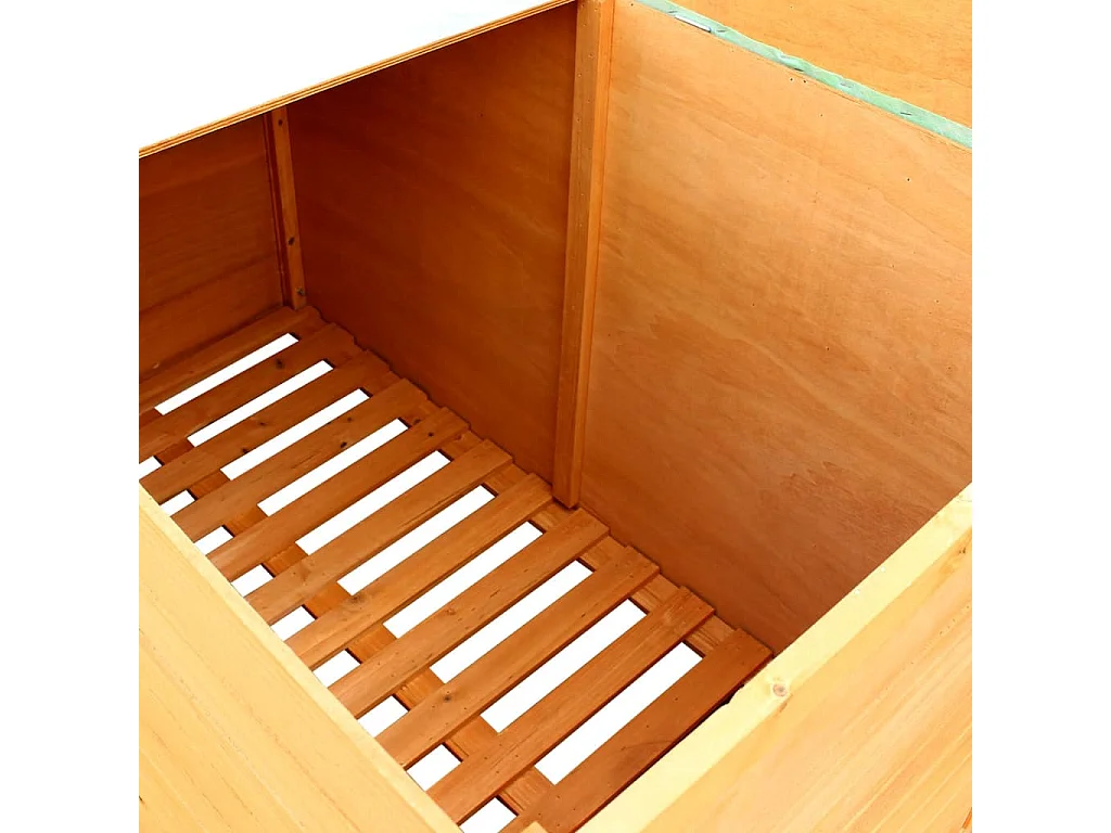 Tuinopbergbox 126x72x72 cm Hout