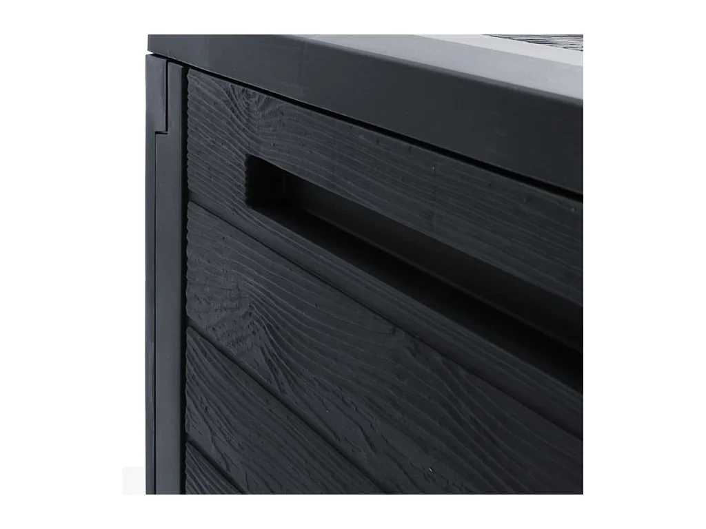 Baule da giardino antracite 58,5x46x55 cm Polipropilene