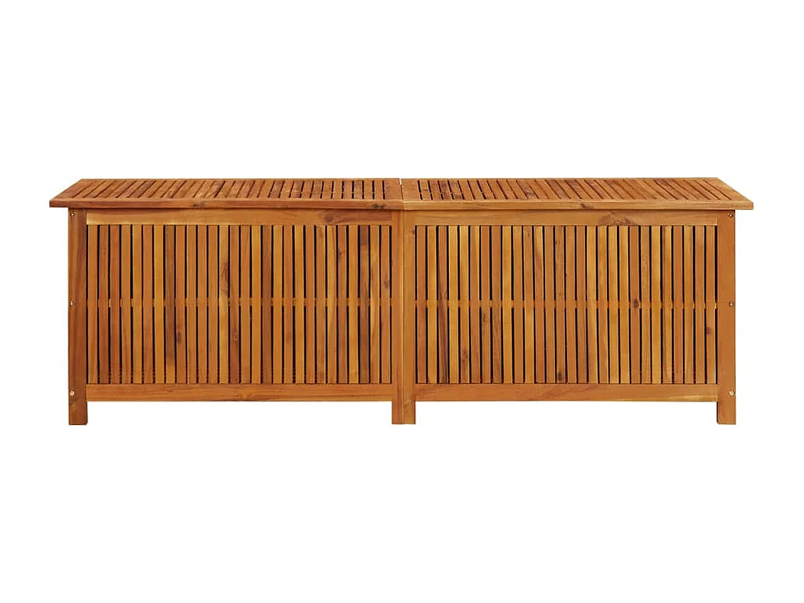 Boîte de rangement de jardin 175x50x58 cm Bois d'acacia solide