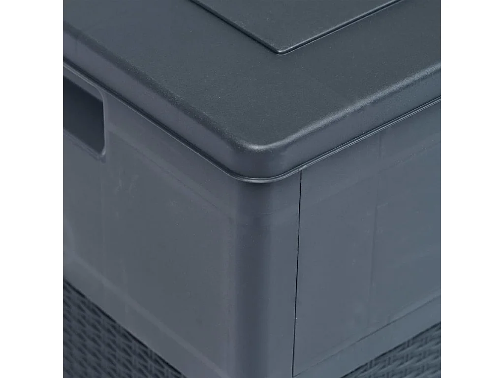 Garten-Aufbewahrungsbox 320 L Anthrazit