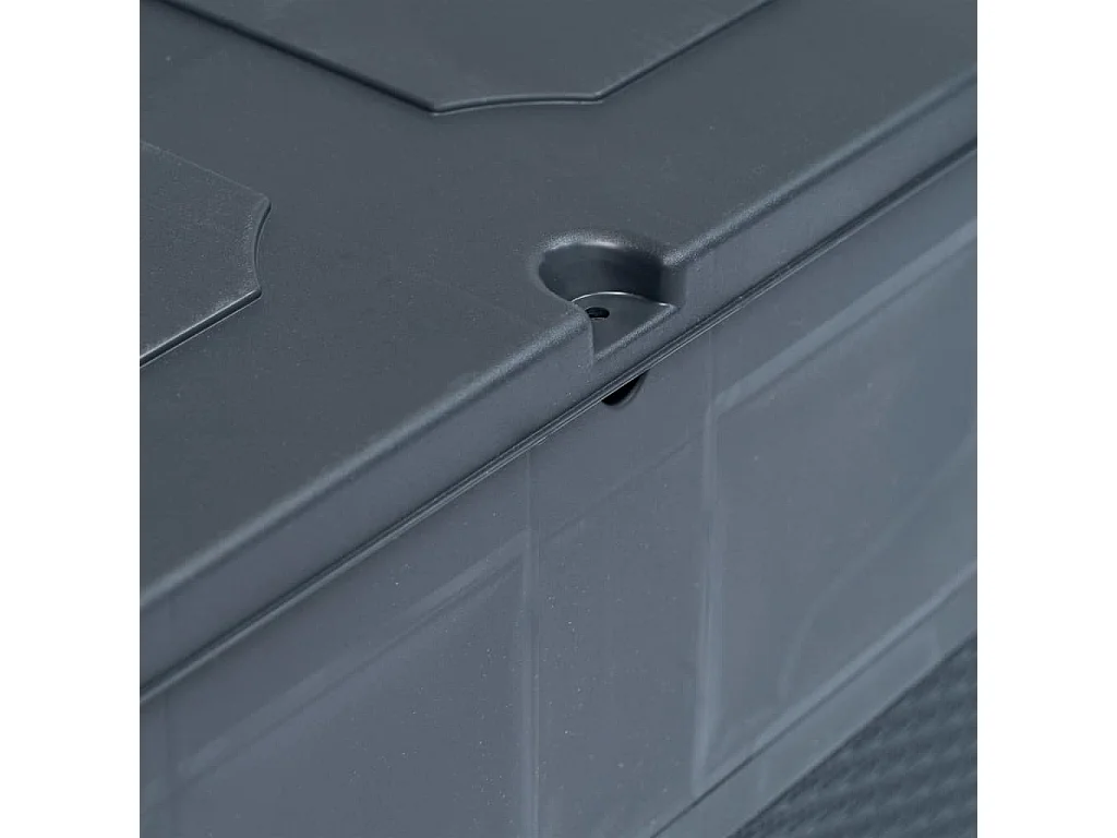 Garten-Aufbewahrungsbox 320 L Anthrazit